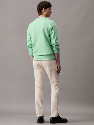 lichen cotton sweatshirt for men calvin klein