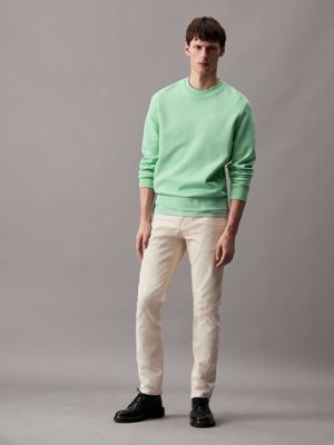 lichen cotton sweatshirt for men calvin klein