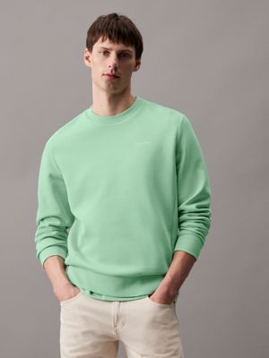 Green Men s Sweatshirts Hoodies Singles Day Calvin Klein