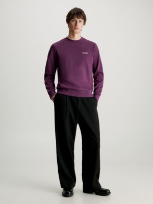 Calvin Klein White Cotton Men's Sweatshirt main image 1