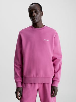 pink calvin klein sweatshirt