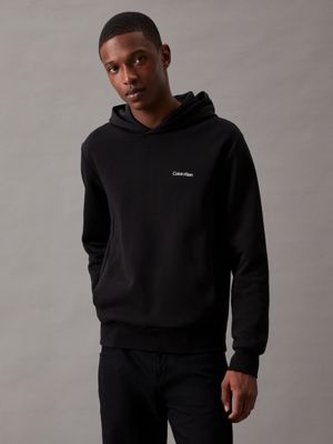 Buy Calvin Klein Cotton Comfort Black Hoodie from Next Luxembourg