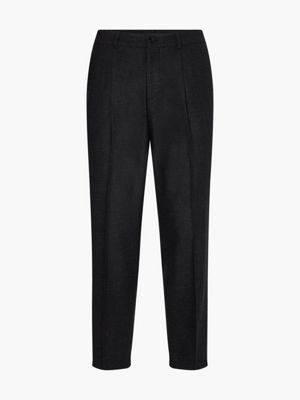 CK BLACK Pantalones cropped de lana virgen de hombre CALVIN KLEIN