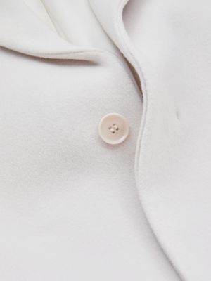 STONY BEIGE Virgin Wool Coat for men CALVIN KLEIN