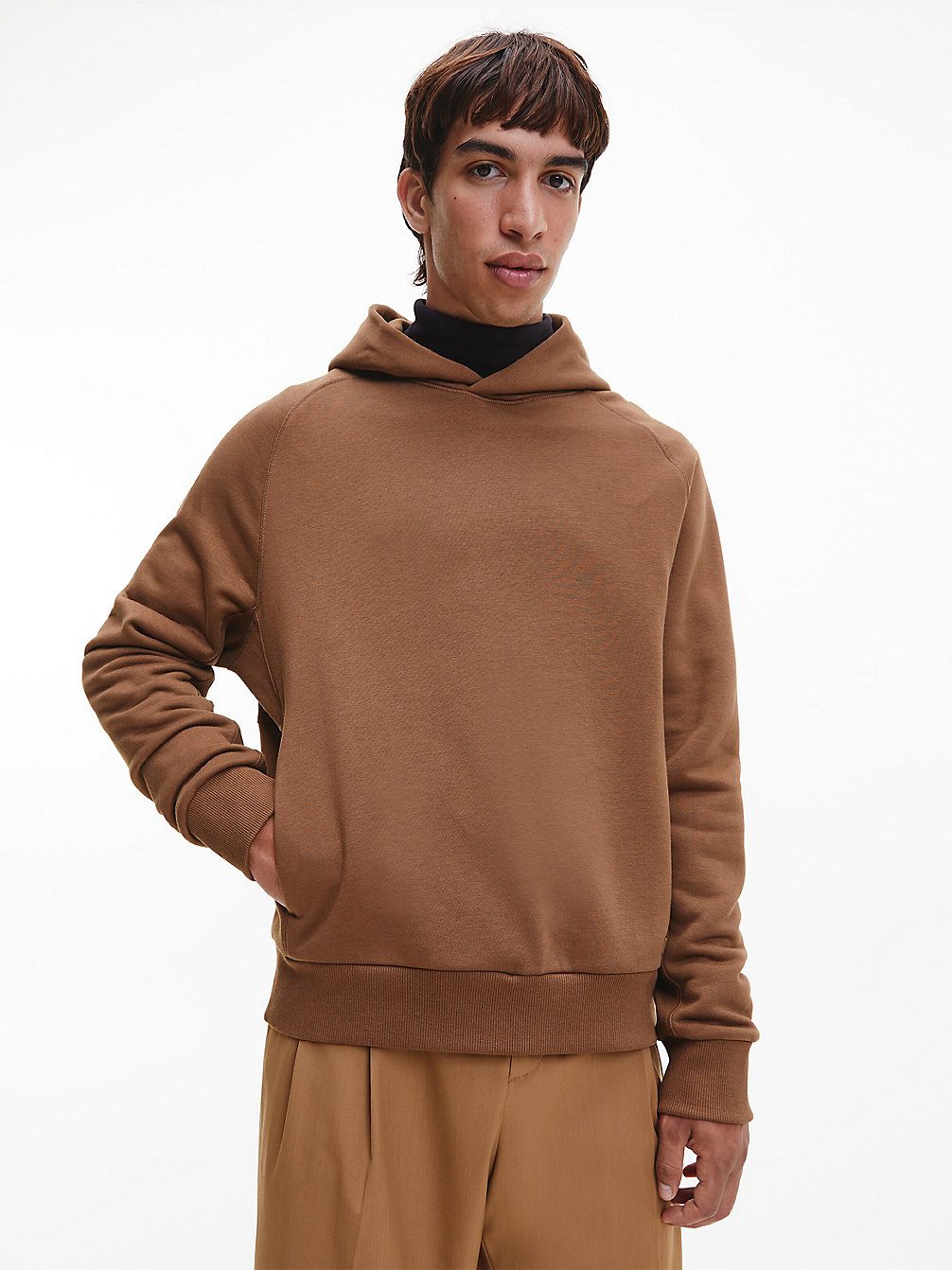 Sweat-Shirt À Capuche Relaxed En Polaire > CHESTER BROWN > undefined hommes > Calvin Klein
