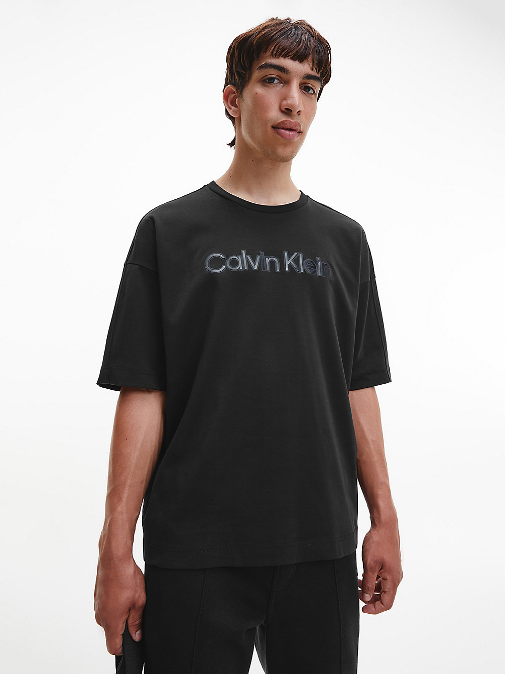 CK BLACK Lässiges Logo-T-Shirt undefined Herren Calvin Klein
