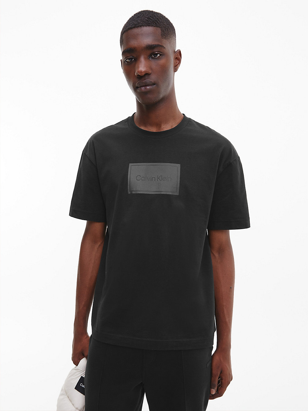 CK BLACK Relaxed Logo T-Shirt undefined men Calvin Klein