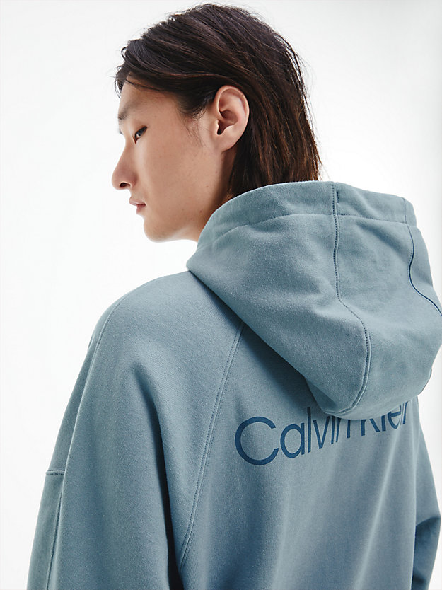 GOBLIN BLUE Sweat à capuche relaxed unisexe - CK Standard for unisex CALVIN KLEIN