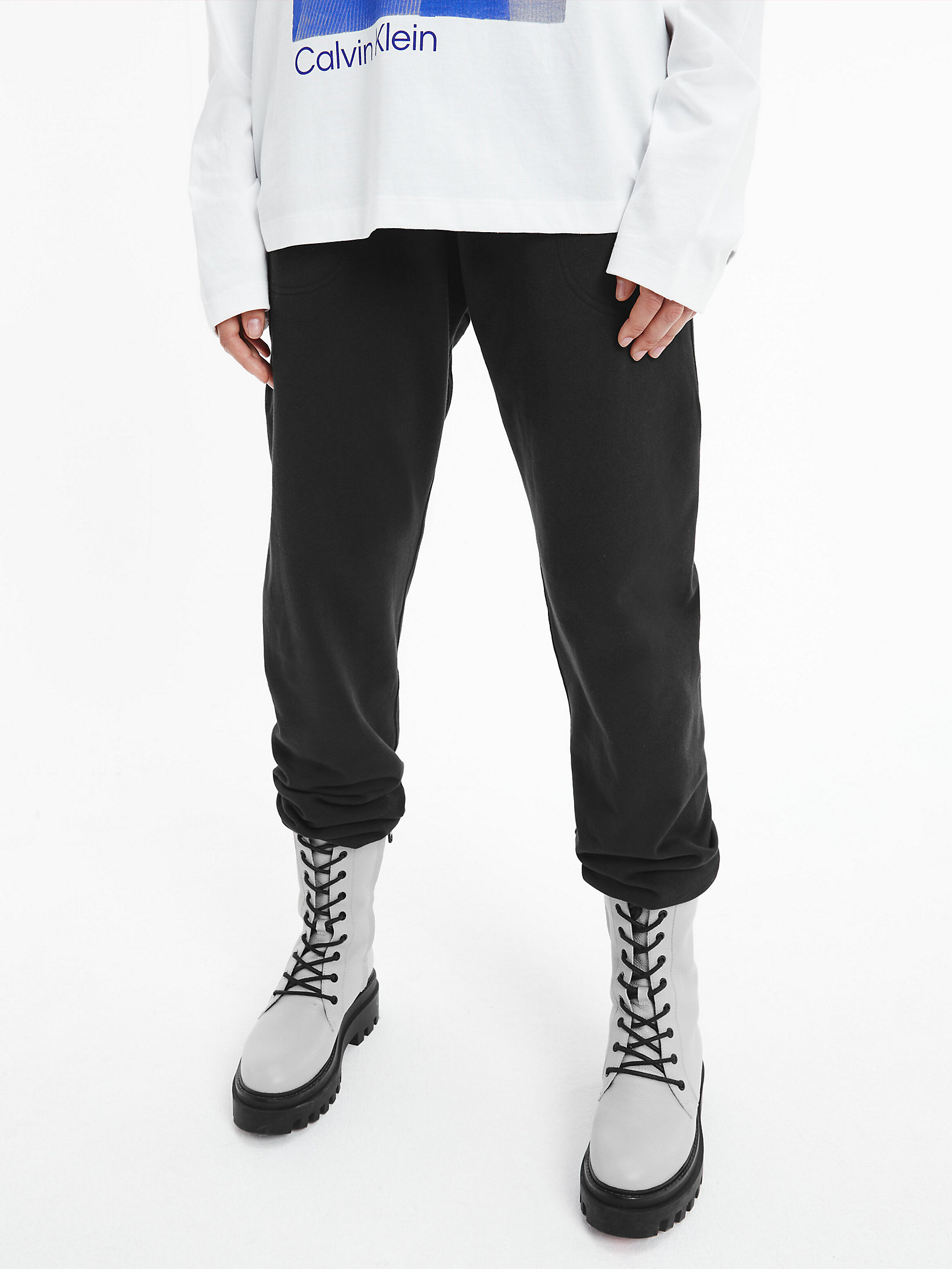 Black Beauty Unisex Relaxed Joggers - CK Standards undefined unisex Calvin Klein