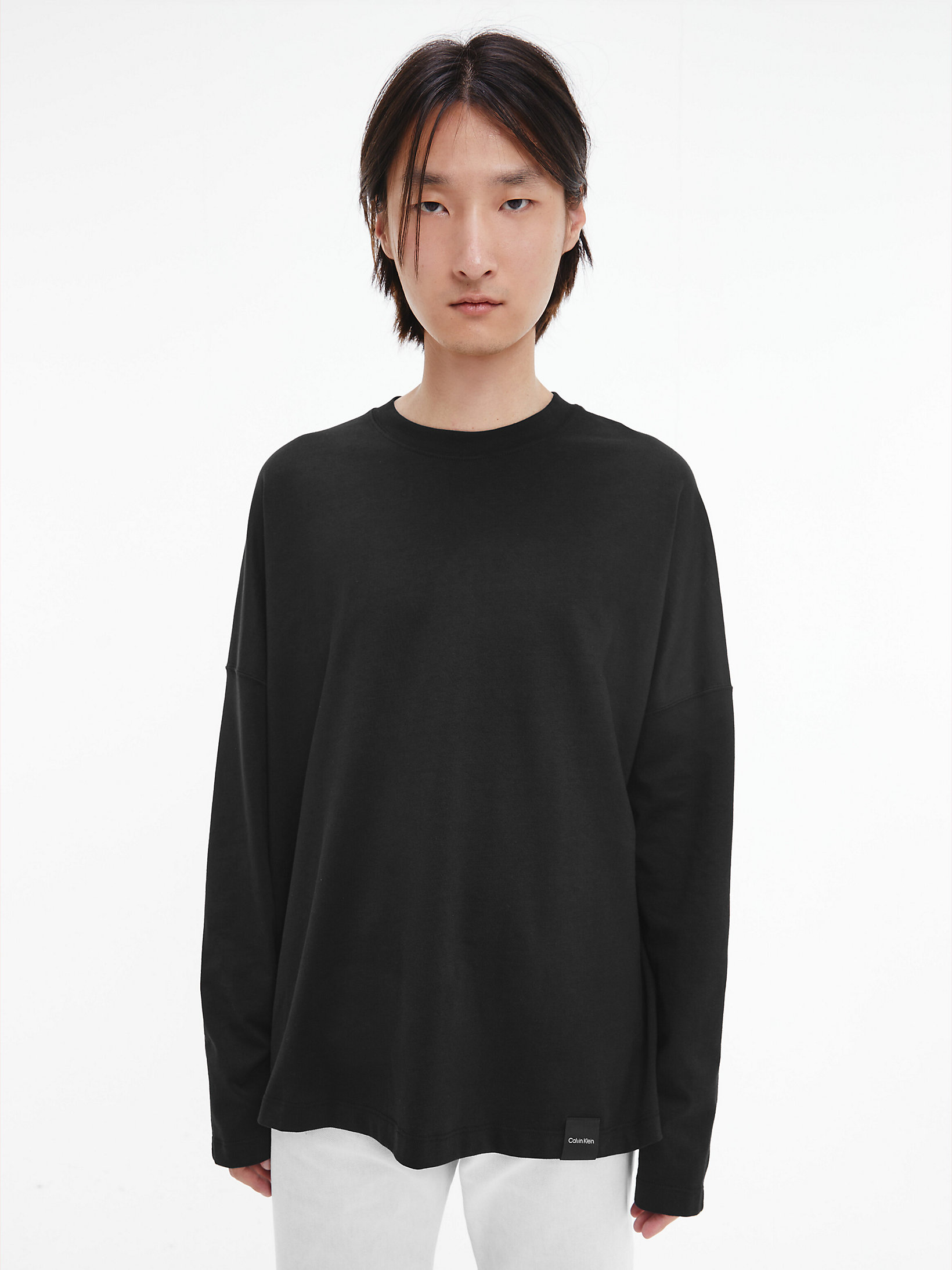 Black Beauty Unisex Relaxed Long-Sleeve T-Shirt - CK Standards undefined unisex Calvin Klein