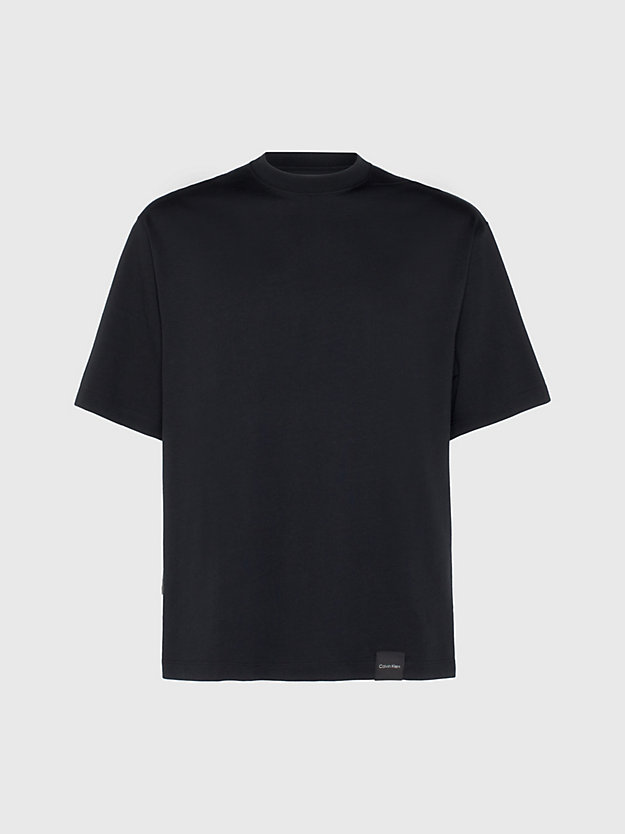 BLACK BEAUTY Swobodny T-shirt Unisex - CK Standards dla Mężczyźni CALVIN KLEIN