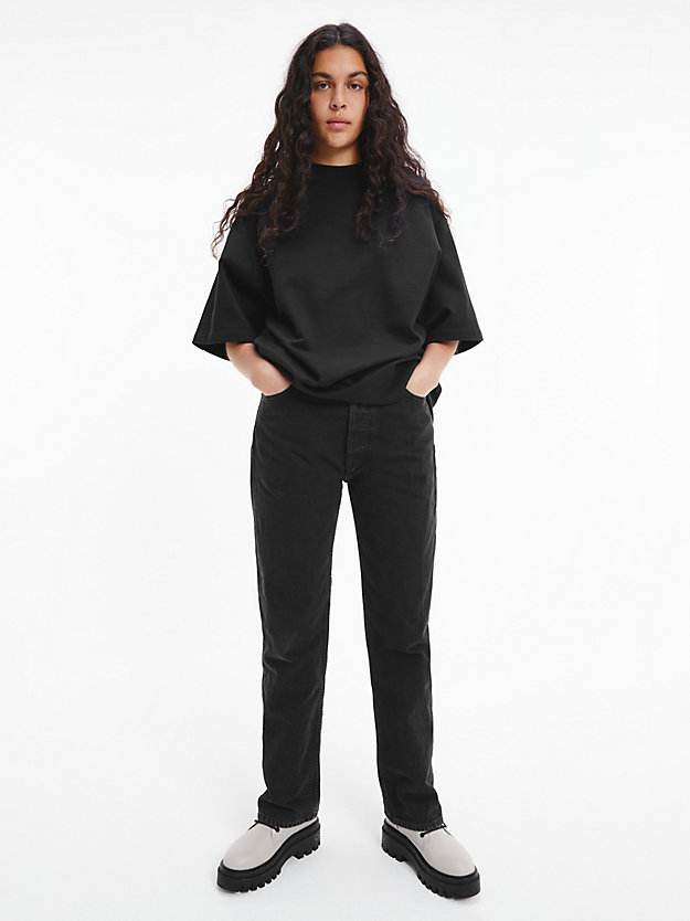 BLACK BEAUTY Unisex Short Sleeve Sweatshirt - CK Standards for unisex CALVIN KLEIN