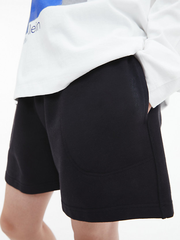 BLACK BEAUTY Unisex Relaxed Jogger Shorts - CK Standards for unisex CALVIN KLEIN