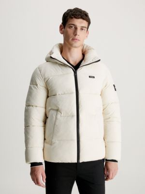 Calvin klein oversized hooded puffer coat sale