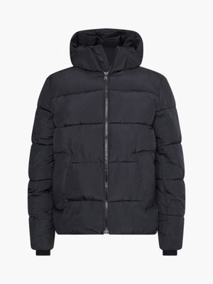 CK BLACK Recycled Nylon Puffer Jacket for men CALVIN KLEIN