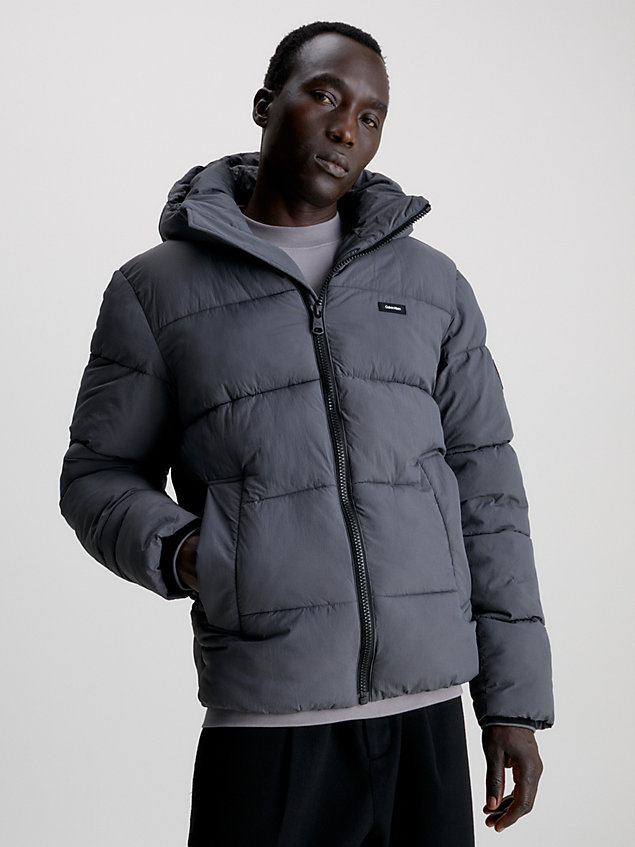  quilted puffer jacket for men calvin klein