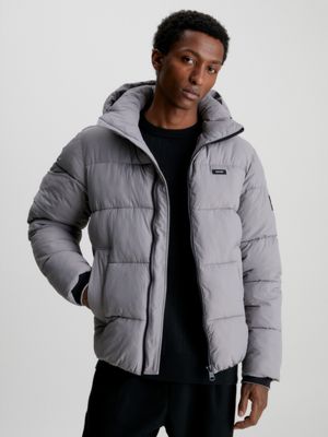  Calvin Klein Chaqueta acolchada con capucha larga para niña con  forro polar : Ropa, Zapatos y Joyería