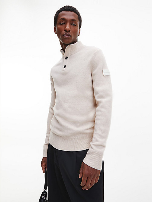 Homme Vêtements Pulls et maille Pulls à fermeture éclair Argent Calvin Klein pour homme en coloris Métallisé 40 % de réduction 