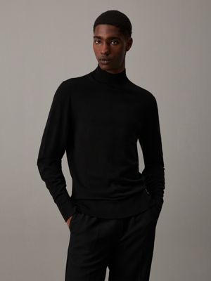 Merino Mock Neck Jumper Calvin Klein® | K10K110424BEH