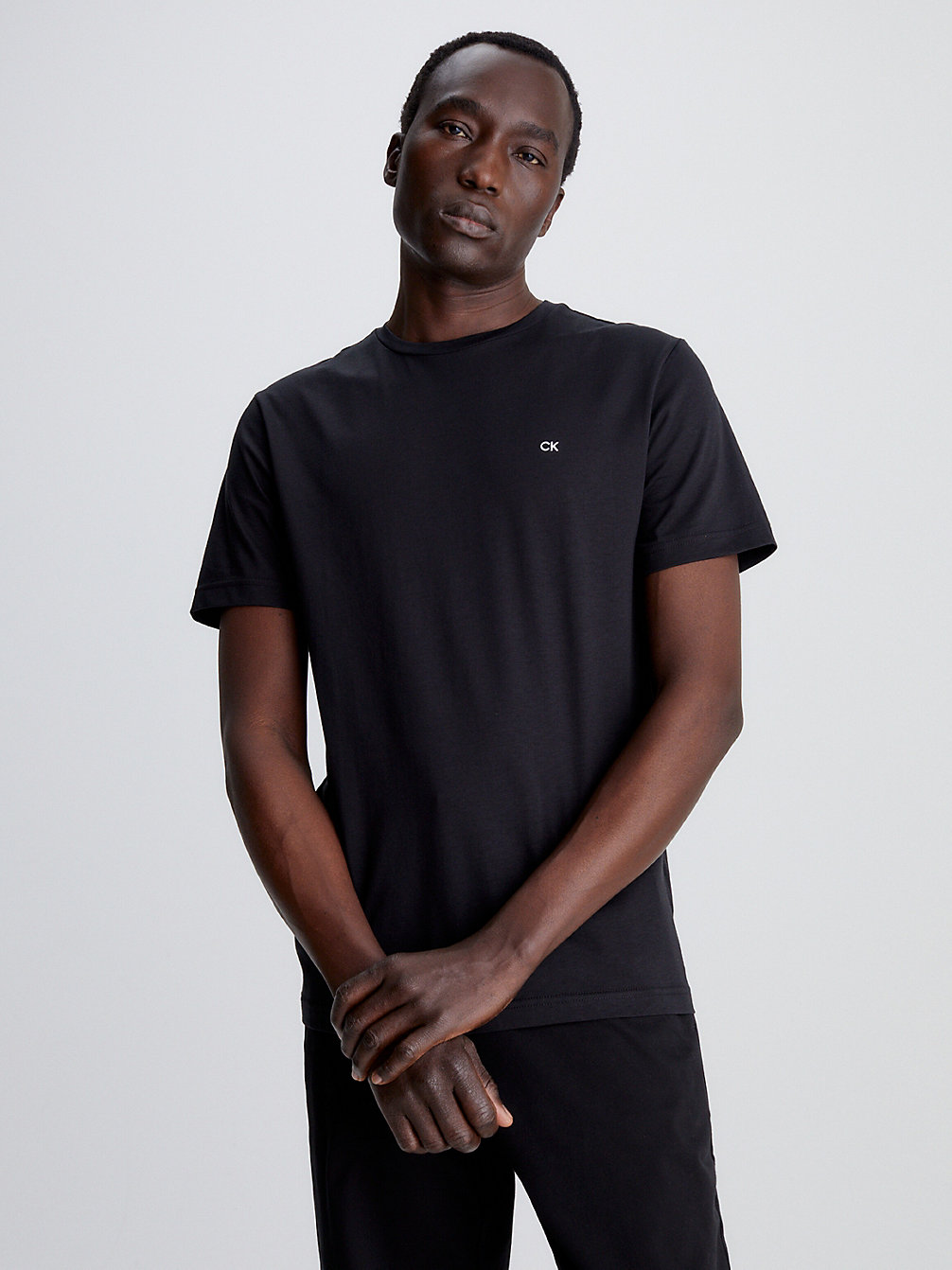 CK BLACK Baumwoll-T-Shirt Mit Liquid Touch undefined Herren Calvin Klein