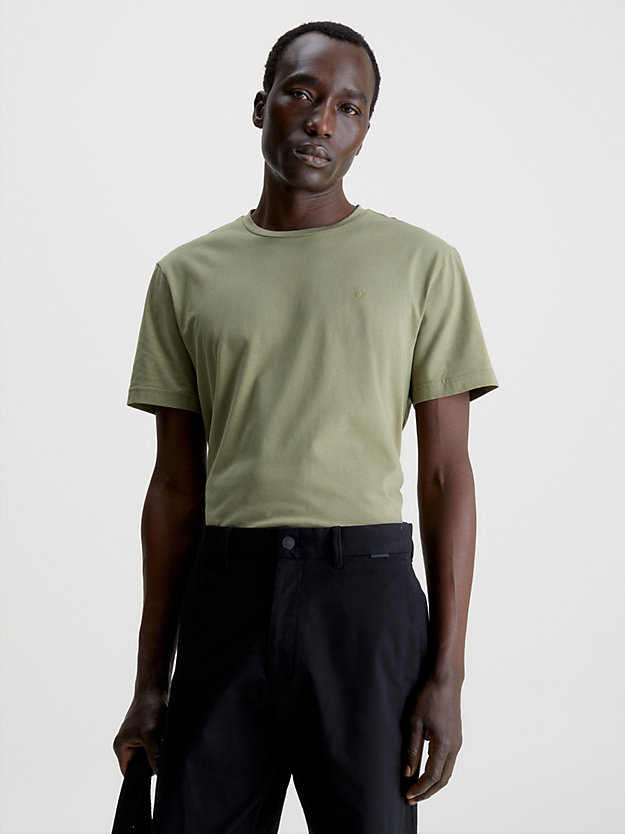 delta green liquid touch cotton t-shirt for men calvin klein