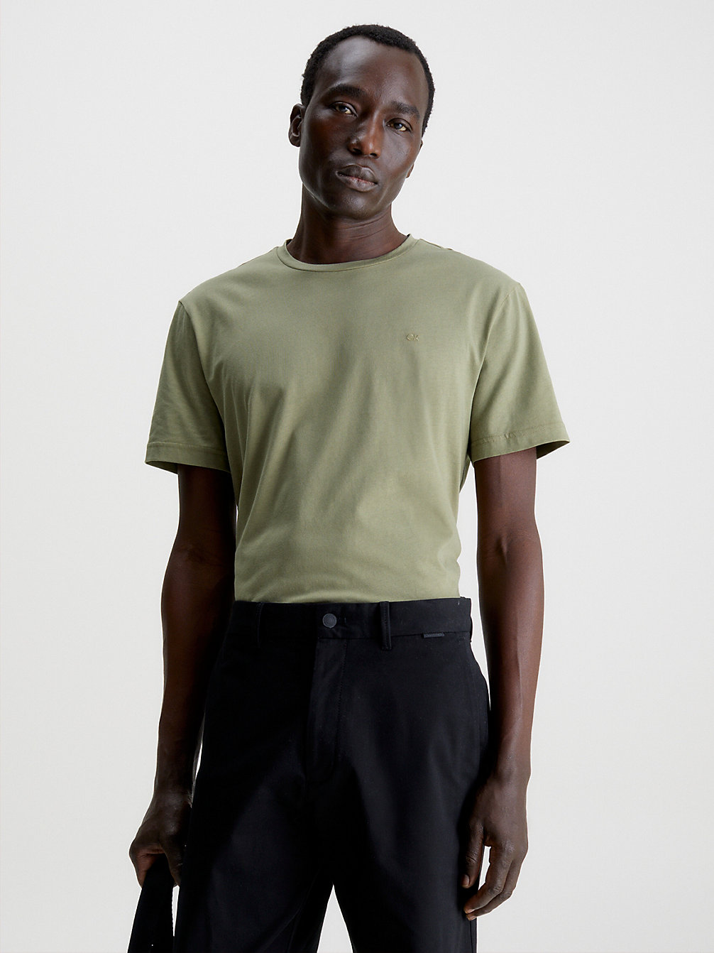 DELTA GREEN > Liquid Touch Katoenen T-Shirt > undefined heren - Calvin Klein