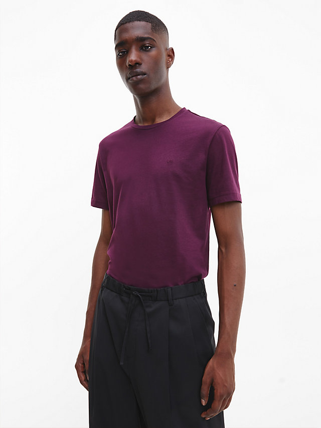 Passion Plum Liquid Touch Cotton T-Shirt undefined men Calvin Klein