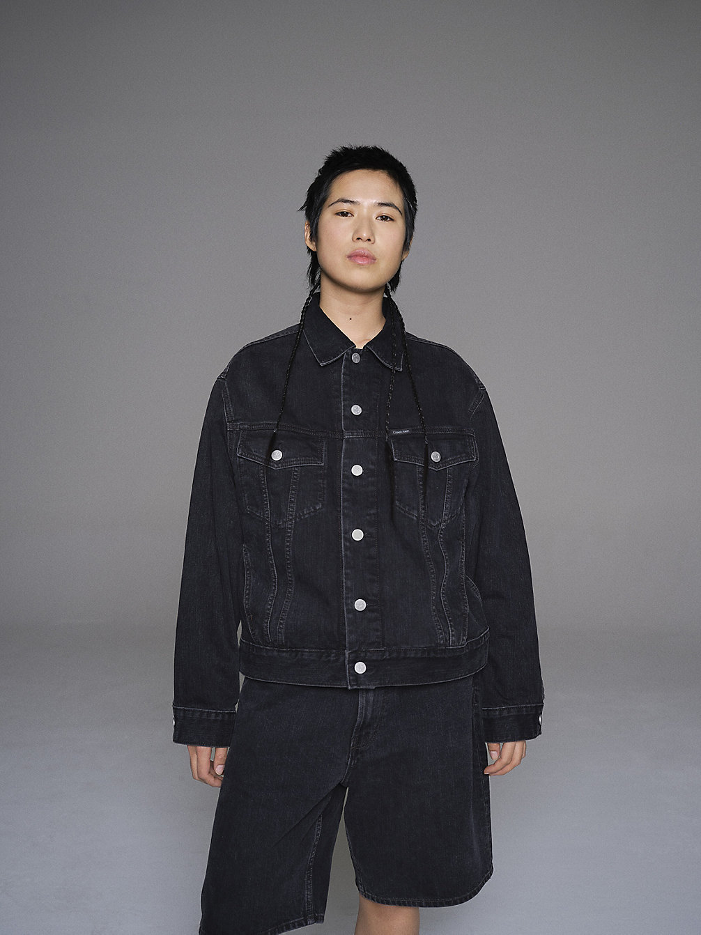 MIDSTONE BLACK Relaxed Denim Jacket - Ck1 Palace undefined unisex Calvin Klein