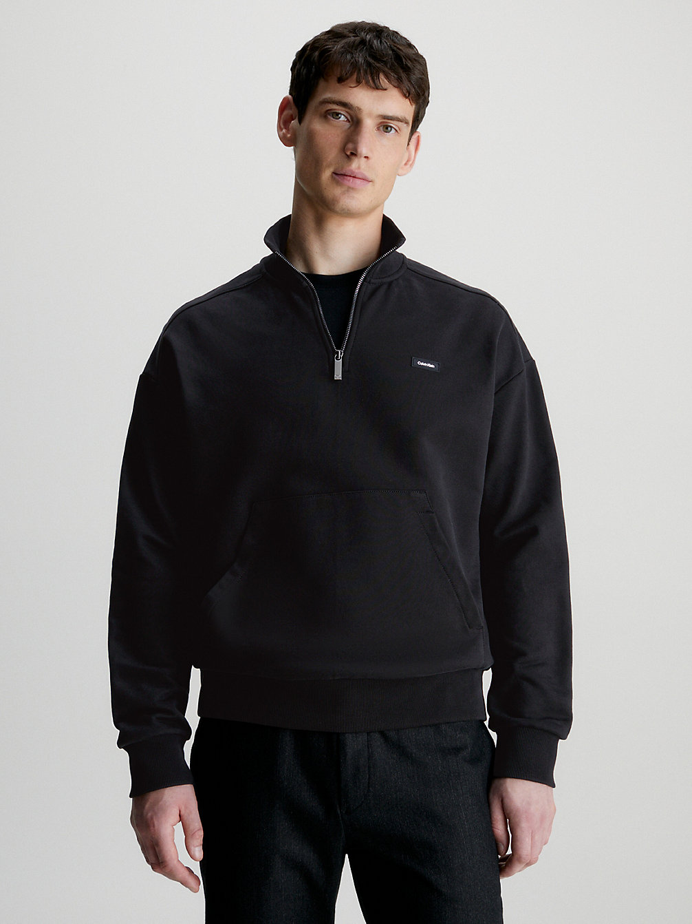 CK BLACK > Lässiges Sweatshirt Mit Reißverschlusskragen > undefined Herren - Calvin Klein