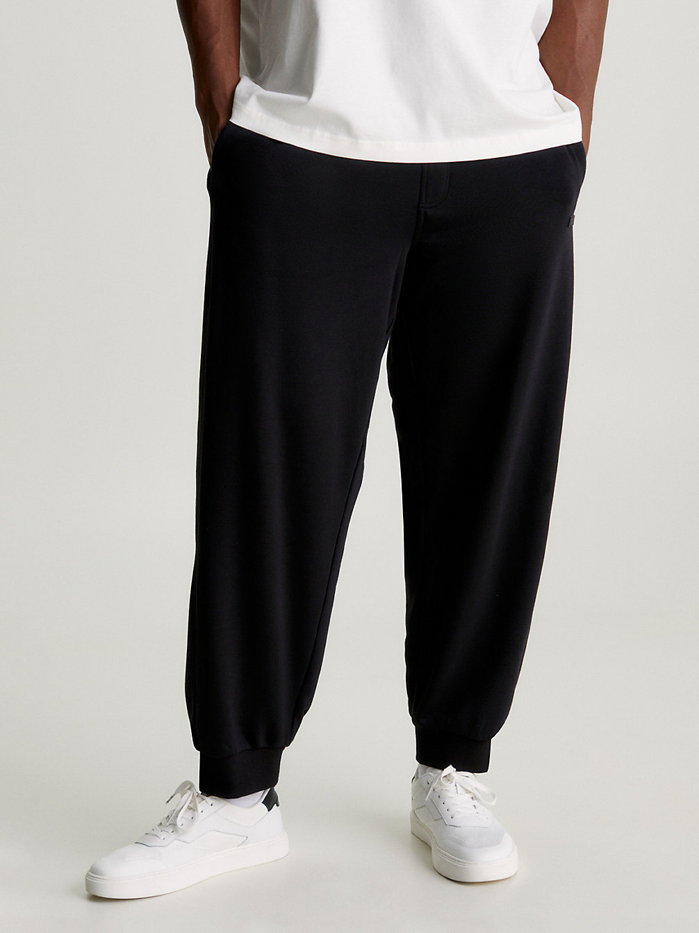 CK BLACK > Swobodne Spodnie Dresowe Z Modalu Plus Size > undefined Mężczyźni - Calvin Klein