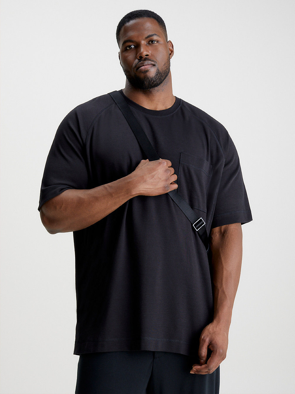 CK BLACK Plus Size Relaxed T-Shirt undefined men Calvin Klein