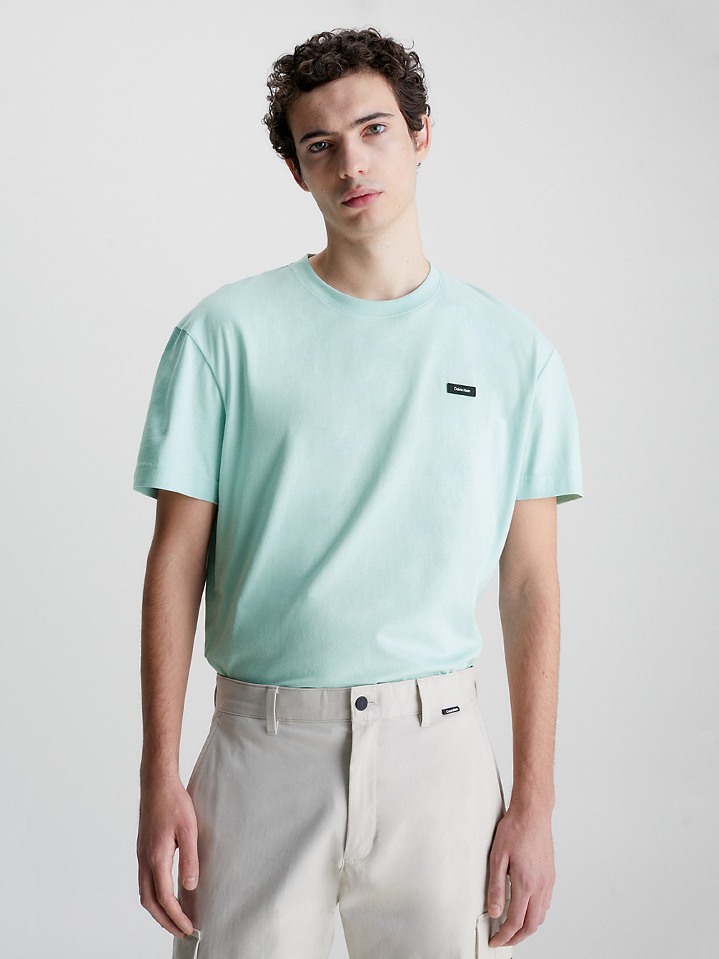 GHOST GLACIER Lässiges T-Shirt Aus Recycelter Baumwolle undefined Herren Calvin Klein
