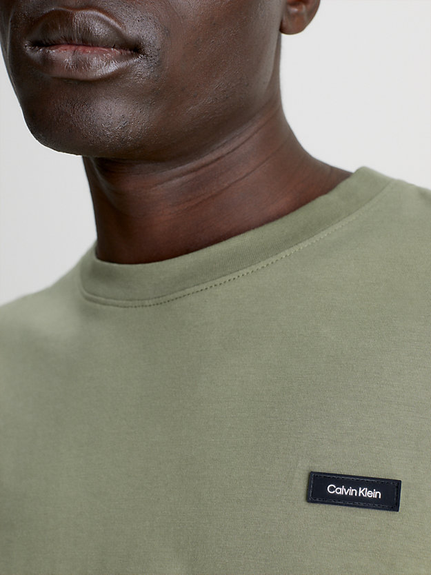 DELTA GREEN Recycled Cotton T-shirt for men CALVIN KLEIN