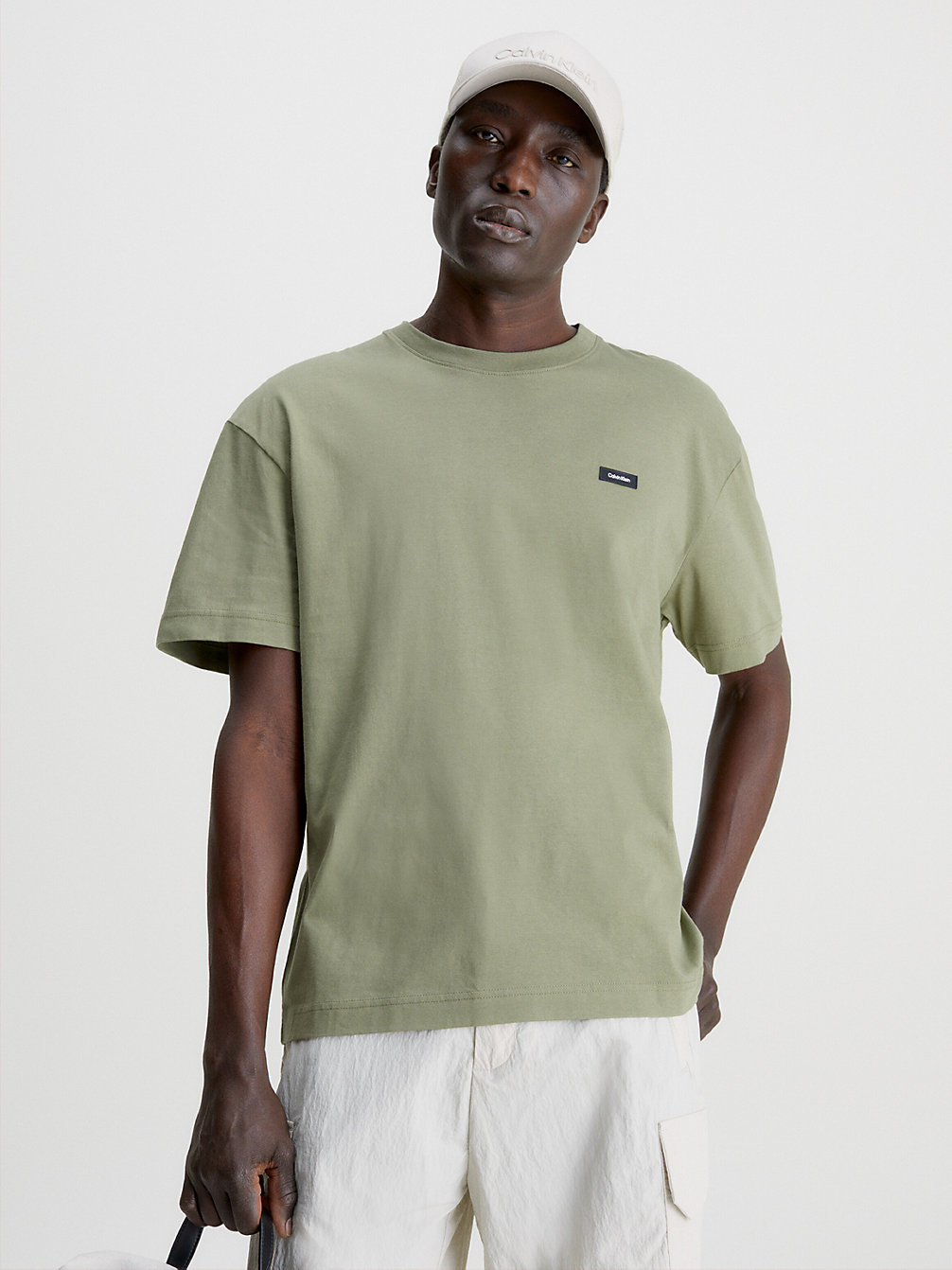 DELTA GREEN Recycled Cotton T-Shirt undefined men Calvin Klein
