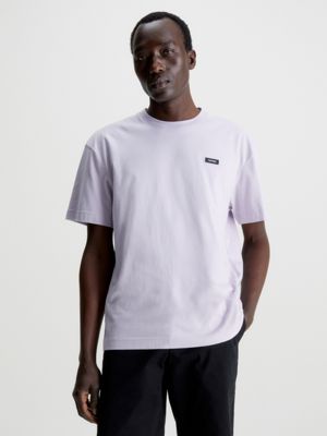 Correct voorraad knoop T-shirt van gerecycled katoen Calvin Klein® | K10K110669VEY