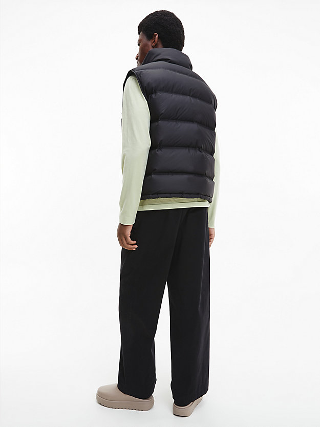 CK BLACK Relaxed Down Stitchless Gilet for men CALVIN KLEIN