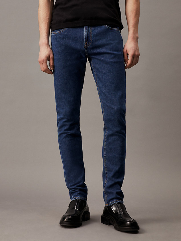 slim jeans blue de hombres calvin klein