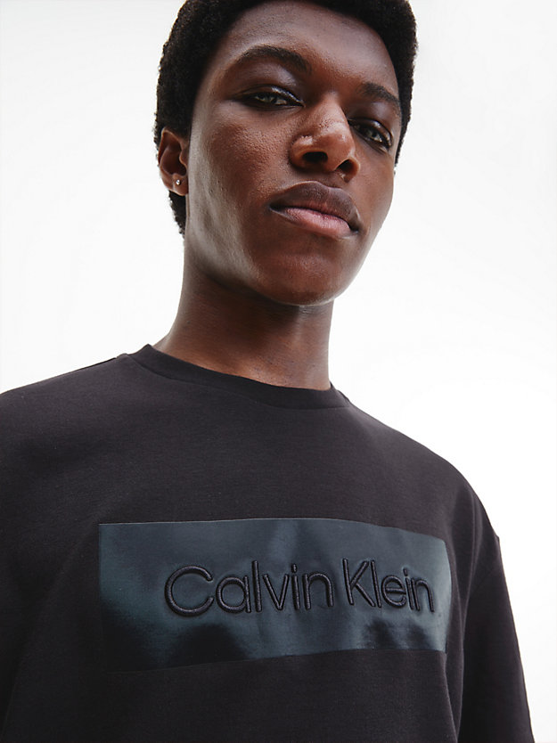CK BLACK Relaxed Logo T-shirt for men CALVIN KLEIN