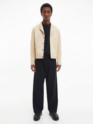 TRAVERTINE Tencel Twill Jacket for men CALVIN KLEIN