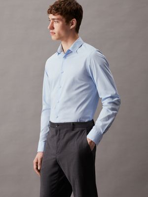 Calvin klein blue shirt best sale