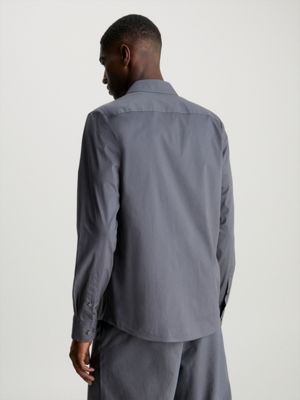 Slim Poplin Stretch Shirt Calvin Klein® | K10K110856PCX