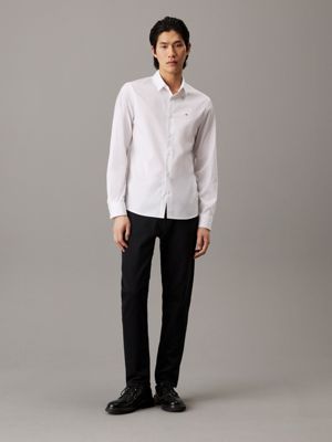 Slim Poplin Stretch Shirt Calvin Klein® | K10K110856YAF