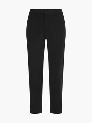 CK BLACK Tapered Stretch Twill Trousers for men CALVIN KLEIN