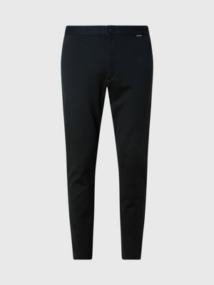 CK BLACK Pantalones tapered cropped de hombre CALVIN KLEIN