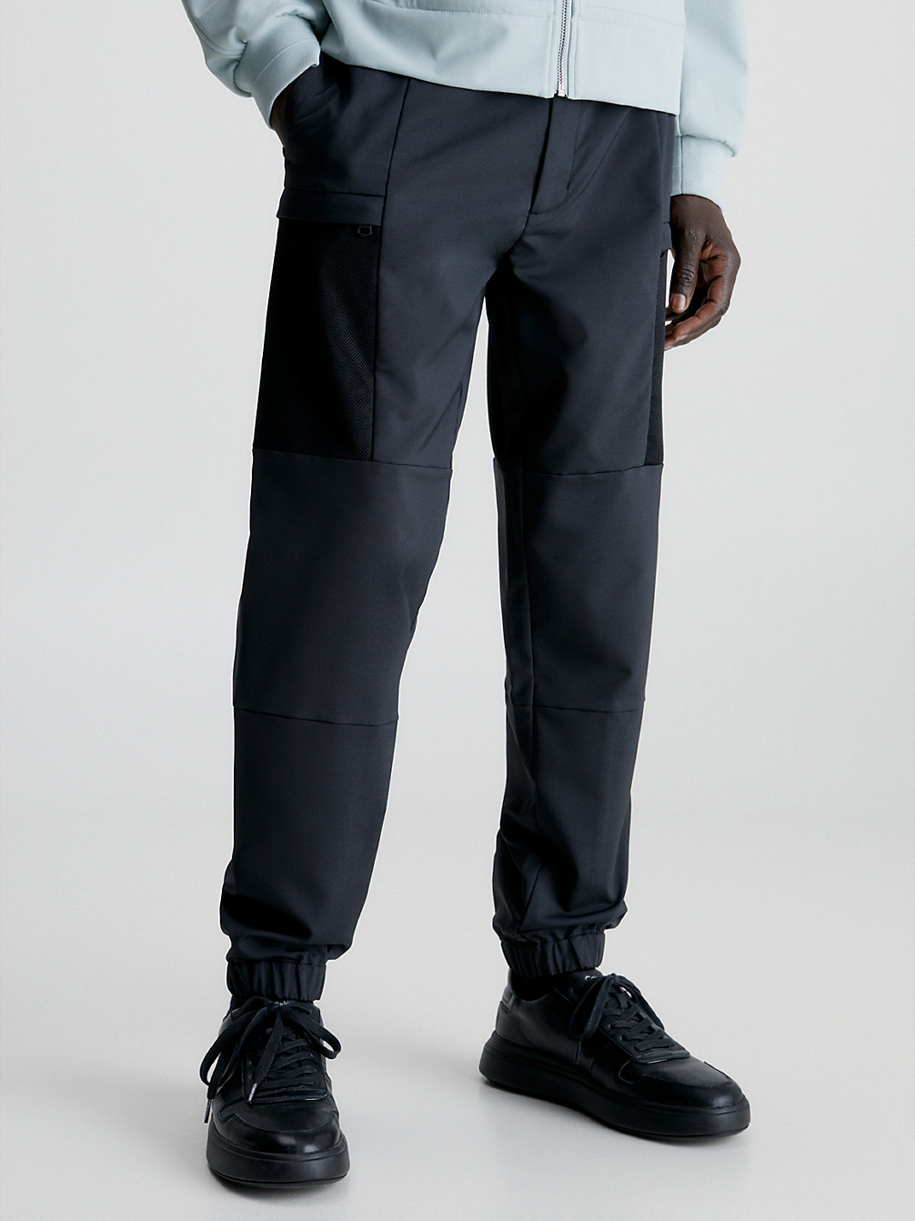CK BLACK Pantaloni Cargo In Poliestere Riciclato undefined uomo Calvin Klein