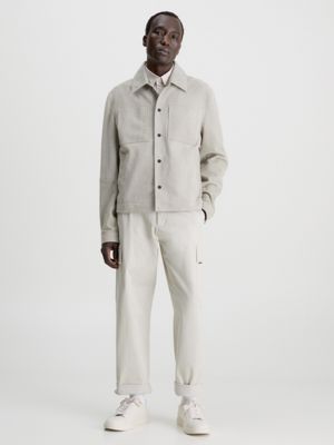 Suede Shirt Jacket Calvin Klein® K10K111054ACE