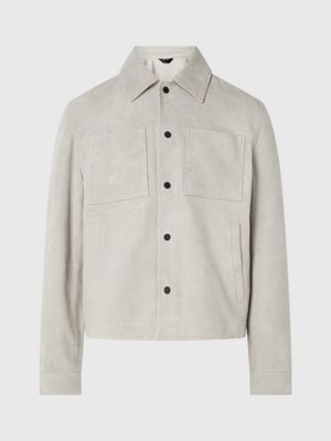 Suede Shirt Jacket Calvin Klein® K10K111054ACE