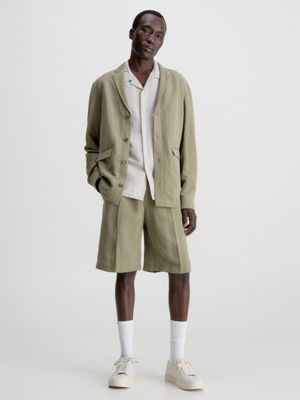 Linen Blend Shirt Blazer Calvin Klein® | K10K111085MSS