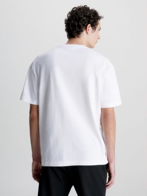 Lionel Green Street contant geld Ladder T-shirt van biologisch katoen met glitch print Calvin Klein® | K10K111132YAF