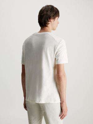 Mand Vakman Gezichtsveld Katoen linnen T-shirt Calvin Klein® | K10K111162YAH